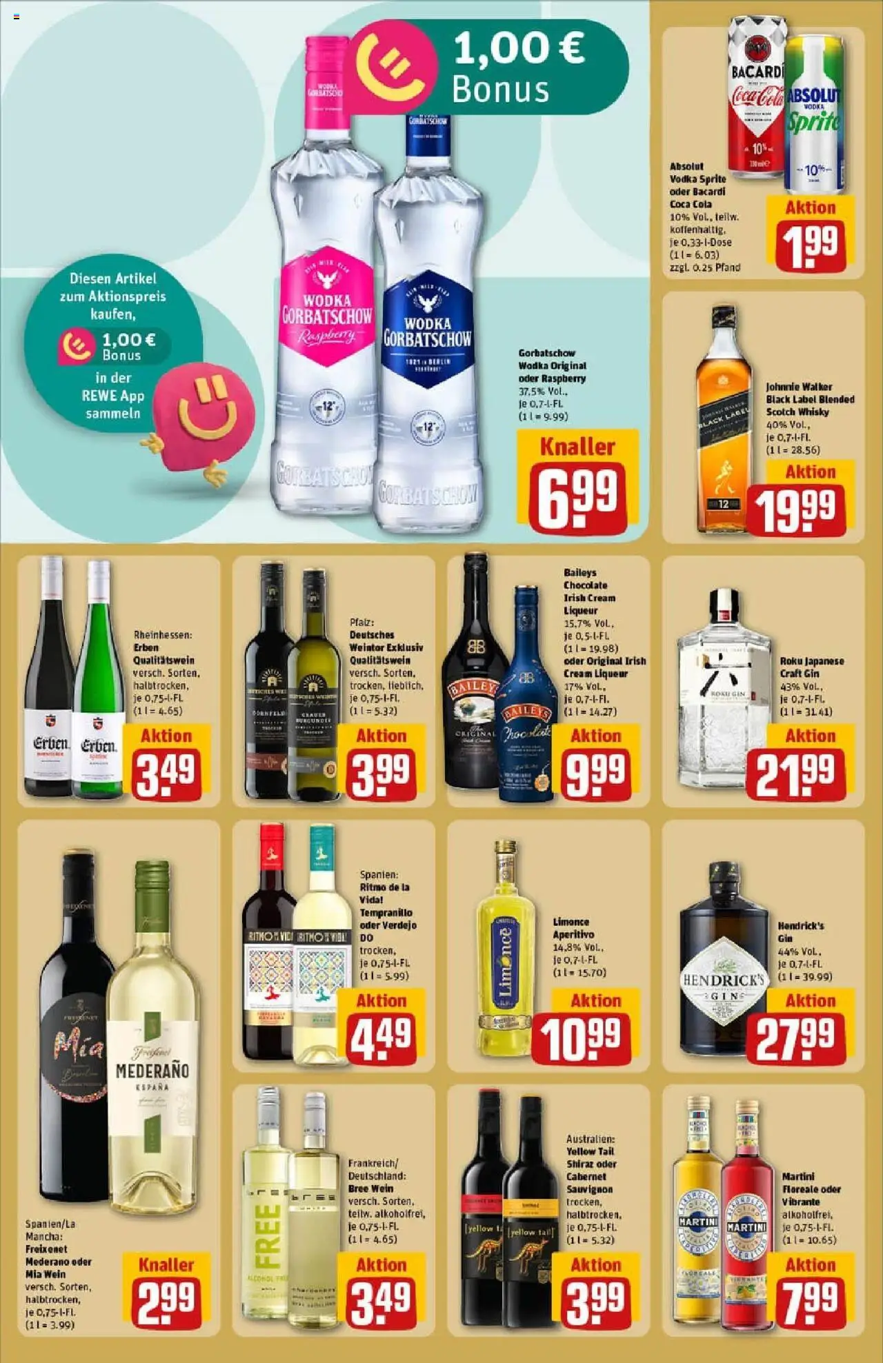 Rewe prospekt Butzbach	 - gültig ab dem 29.06.2025 | Seite: 26 | Produkte: Cola, Freixenet mederano, Bree, Johnnie walker