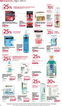 Rossmann akciós ujság - amely érvényes a következő dátumtól: 08.09.2025 | Oldal: 8 | Termékek: Arckrém, Bor, Sör, Vegán