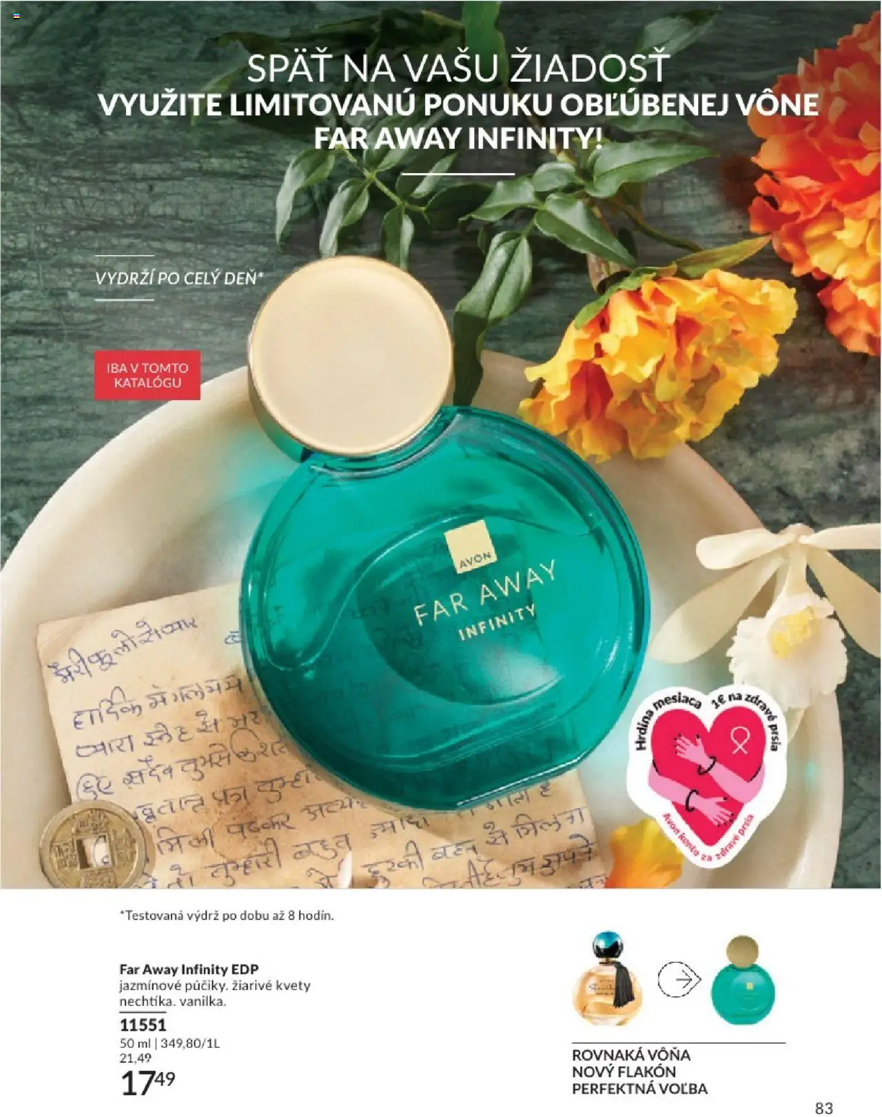 Katalóg Avon 2025 │ platný od 01.08.2025 | Strana: 83 | Produkty: Kvety