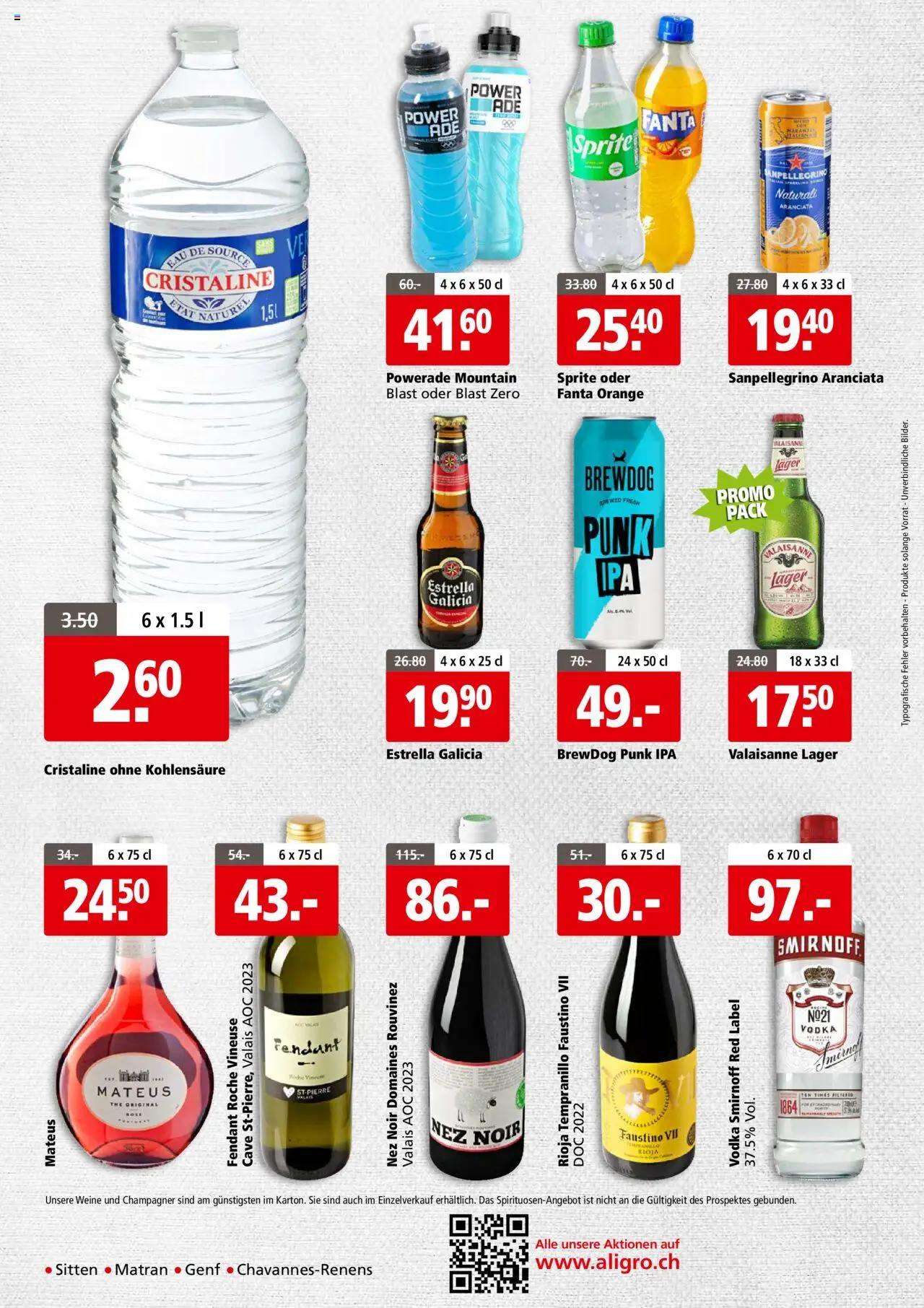 Aligro Aktionen Businesskunden - Chavannes, Matran, Genf, Sitten – gültig ab 15.09.2025 | Seite: 4 | Produkte: Fanta, Sprite
