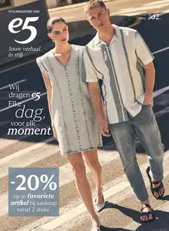 e5 Mode folder / publicité - Voorbeeld van een folder van e5 Mode, geldig van 18.03.2026