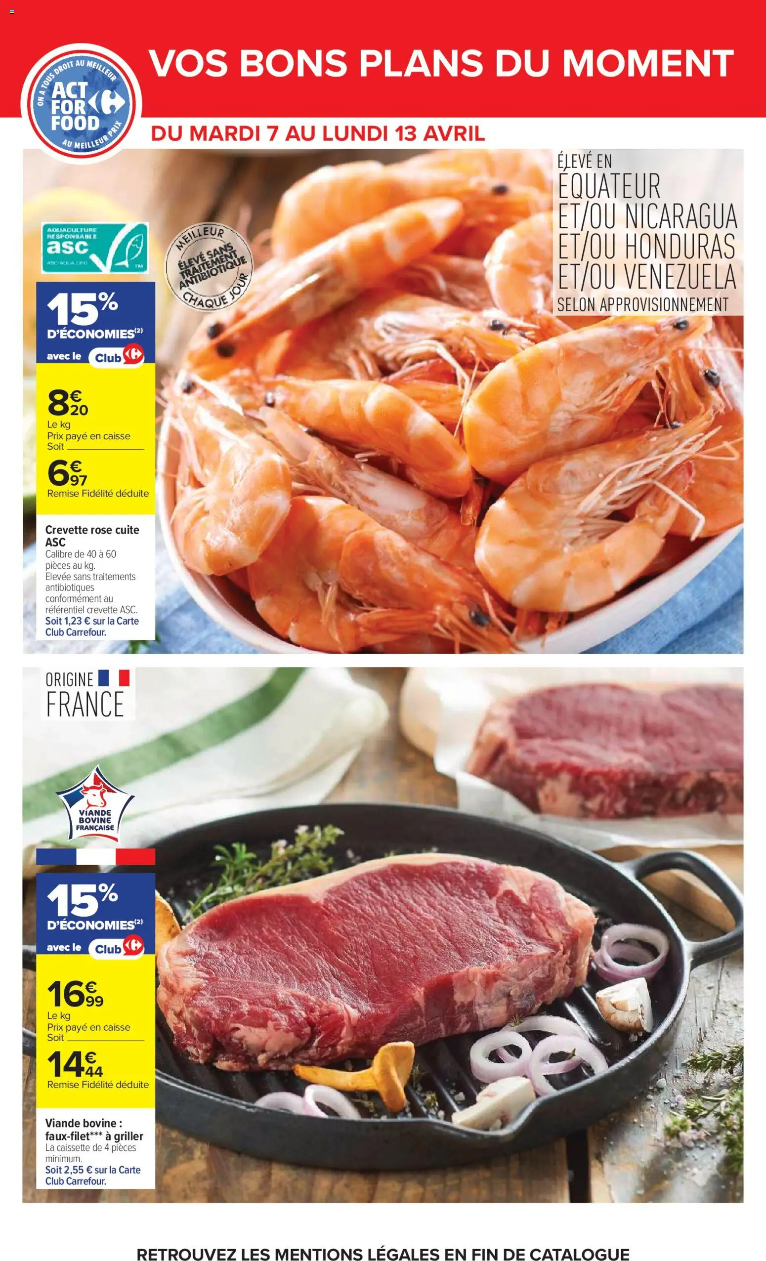 {H1} | Page: 24 | Produits: Crevette, Viande, Viande bovine