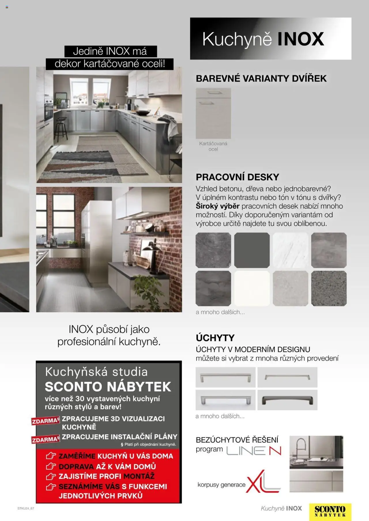 Sconto nábytek katalog - Kuchyně od 01.01.2025 | Strana: 67 | Produkty: Nábytek, Desky, Kuchyně