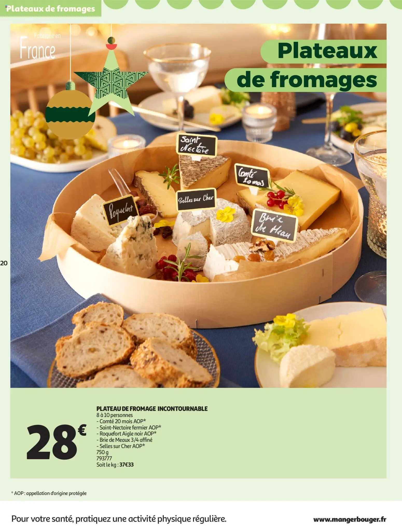 {H1} | Page: 20 | Produits: Plateau, Fromage, Thé, Brie