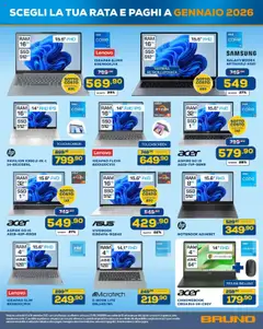 Volantino BRUNO del 12.09.2025 | Pagina: 9 | Prodotti: Notebook, Mouse, Tastiera, Samsung