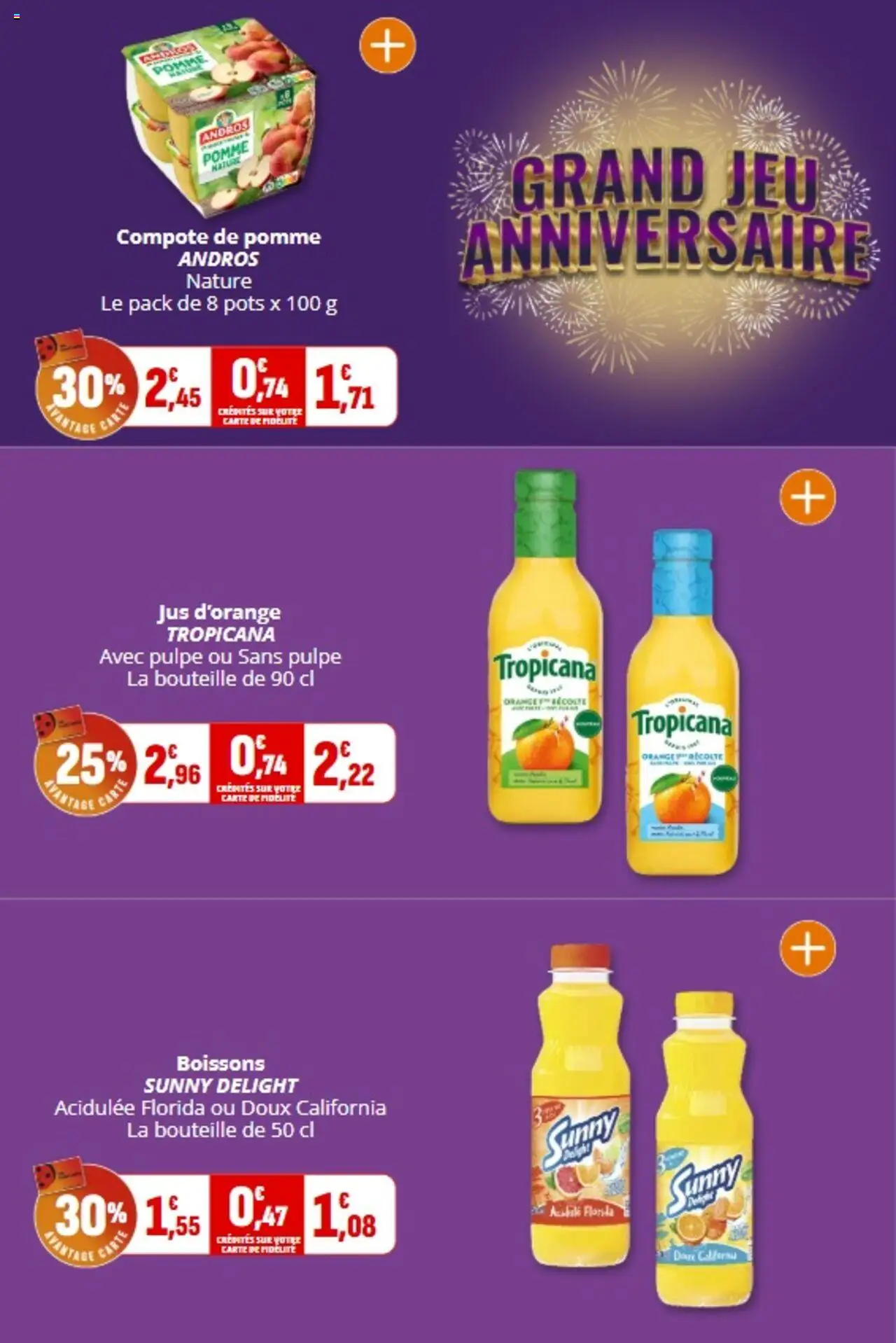  | Page: 20 | Produits: Jus d'orange, Orange, Pomme, Jus