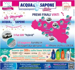 Anteprima del volantino Acqua e Sapone Sicilia catalogo valido a partire dal 28.07.2025