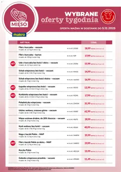 Pogląd oferty "Makro Gazetka - Wybrane oferty tygodnia w dostawie" - ważna od 29.11.2025