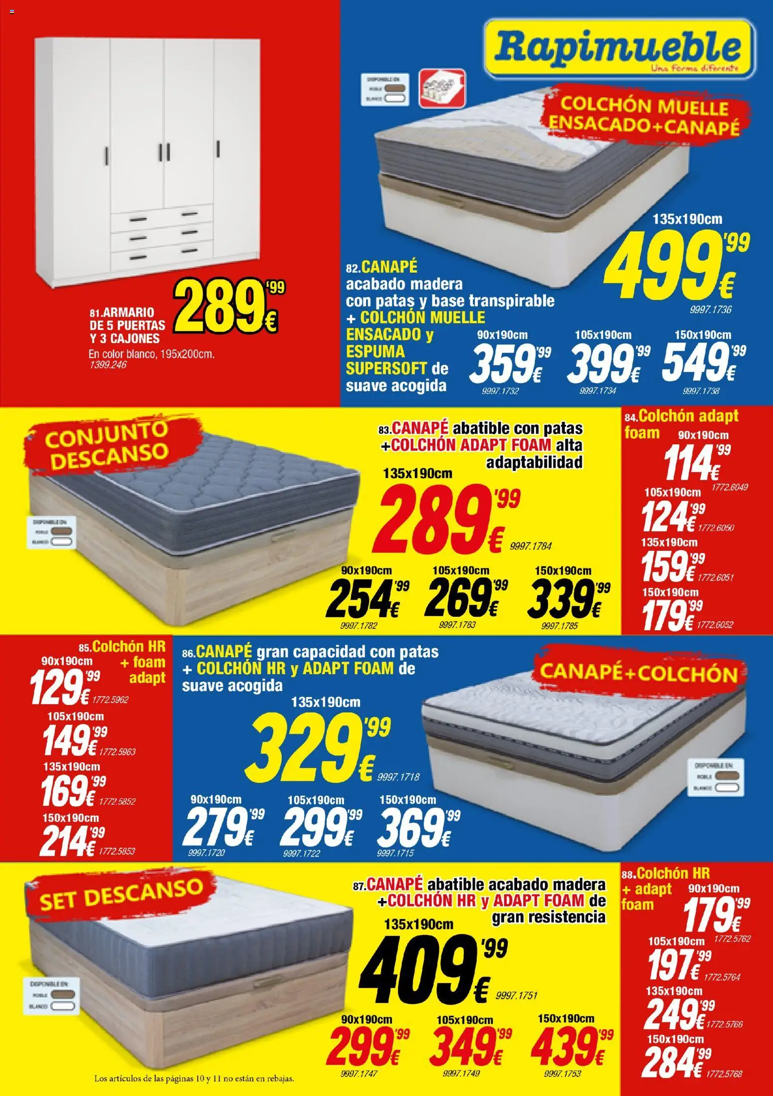 Rapimueble - folleto │ válido desde el 12.01.2026 | Página: 10 | Productos: Colchon