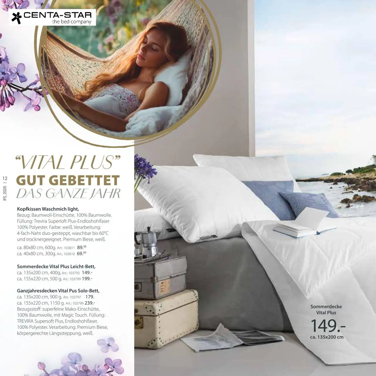Zurbrüggen Lebenslust - gültig ab dem 01.04.2025 | Seite: 12 | Produkte: Kopfkissen