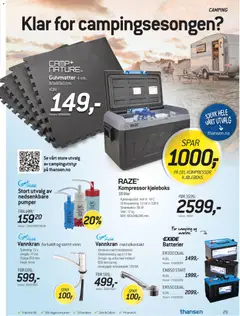 Forhåndsvisning av THANSEN kundeavis gyldig fra 20.03.2026 | Side: 29 | Produkter: Kompressor, Сантехнічне кріплення, Вермішель, Blandebatteri