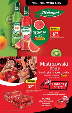 Pogląd oferty "Syrop Herbapol, 490 ml: grejpfrut, kiwi, Syrop Herbapol o smaku grejpfrutowym lub kiwi, suplement diety." - ważna od 29.04.2026 | Strona: 82 | Produkty: Syrop, Gry, Kiwi, Grejpfrut