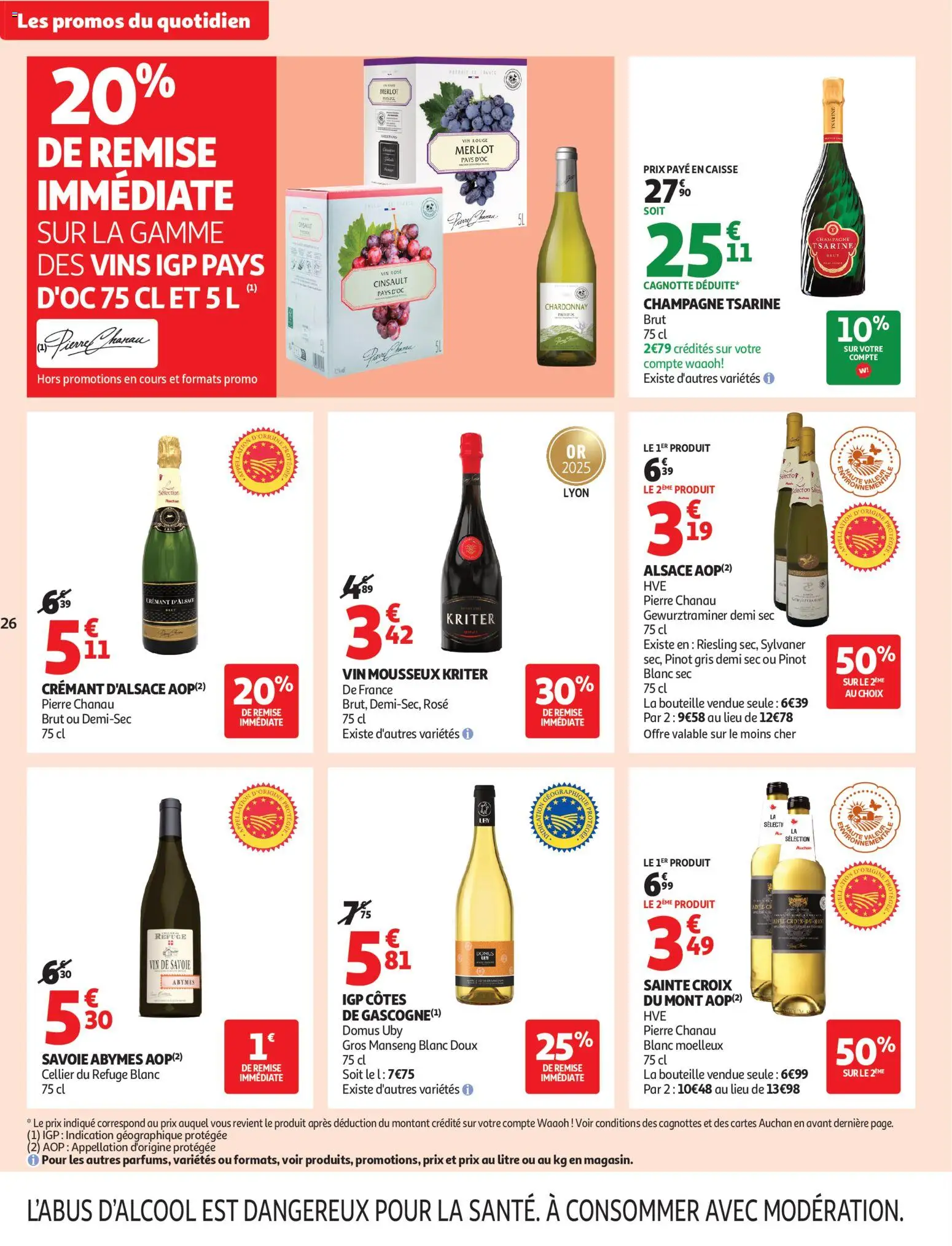 {H1} | Page: 26 | Produits: Champagne, Mousseux, Crémant, Crémant d'alsace