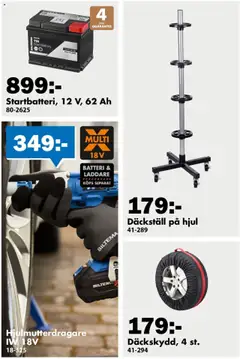 Biltema - erbjudanden - Förhandsvisning av reklamblad från butik Biltema aktuell från 01.09.2025 | Sida: 9 | Produkter: Batteri, Laddare