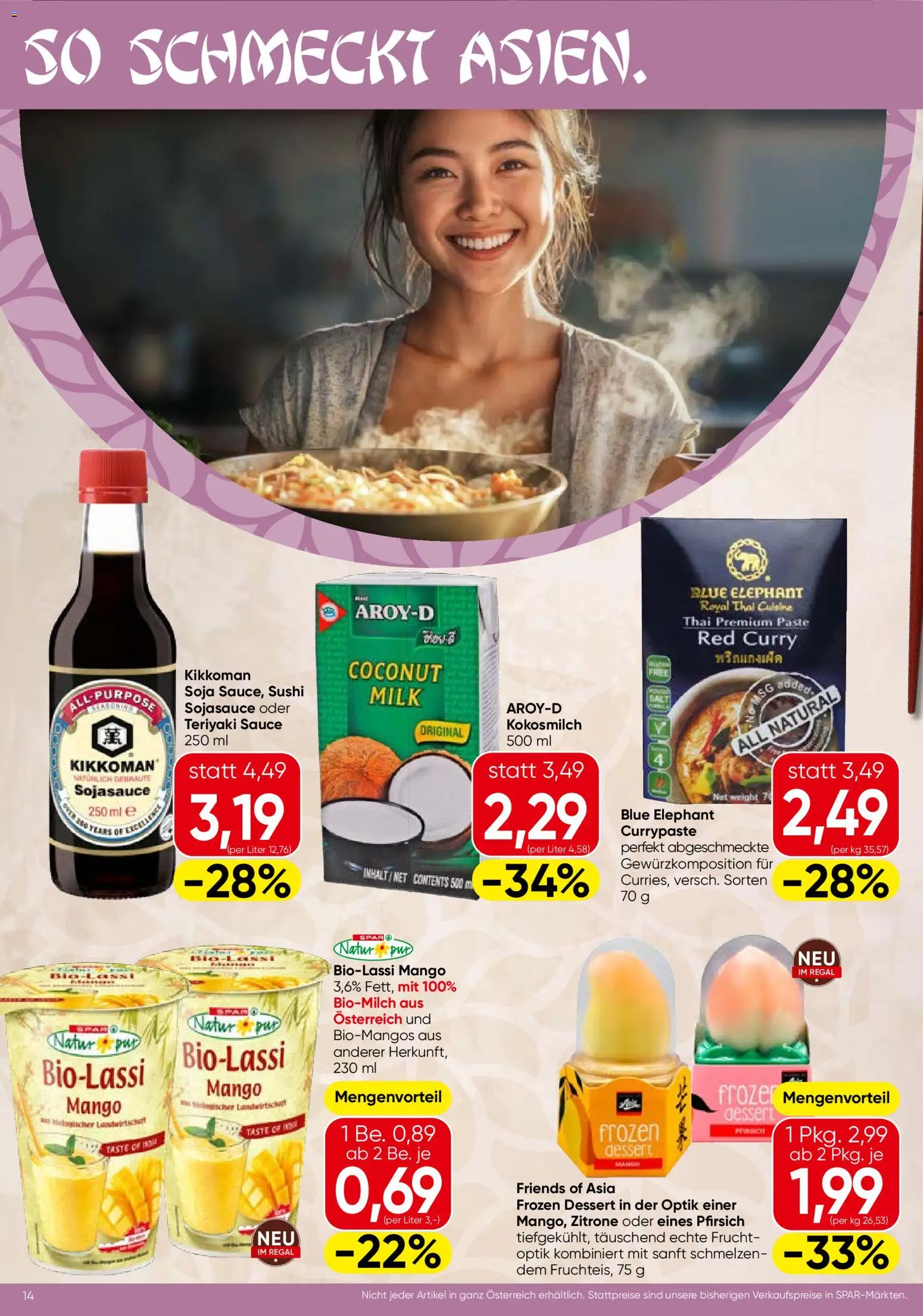 Spar Flugblatt - Steiermark gültig ab 29.01.2026 | Seite: 14 | Produkte: Zitrone, Mango, Pfirsich, Regal