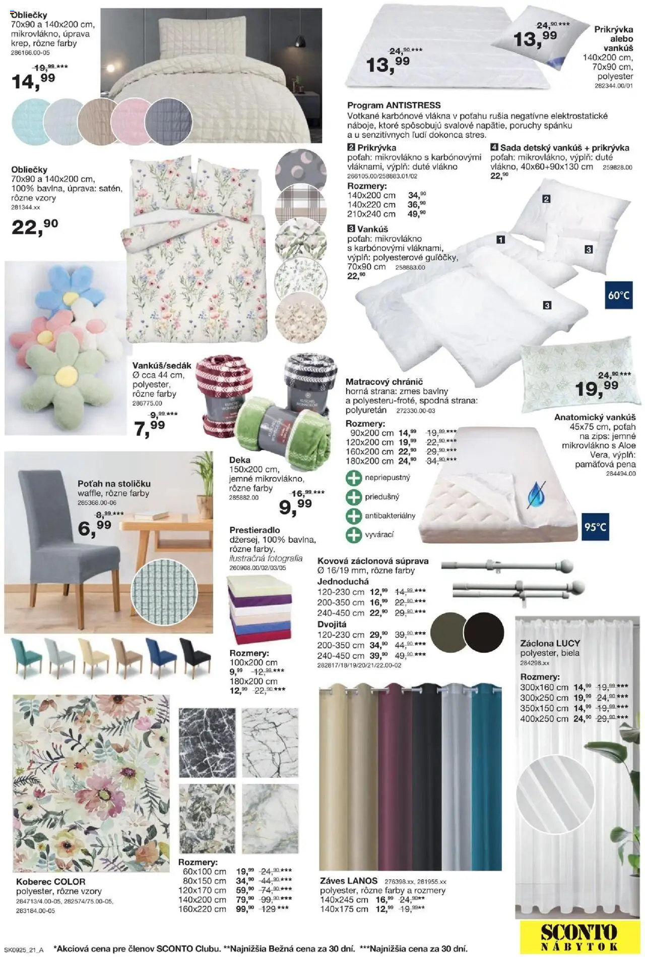 Sconto nábytok leták │ platný od 16.07.2025 | Strana: 21 | Produkty: Nábytok, Obliečky, Vankúš, Koberec