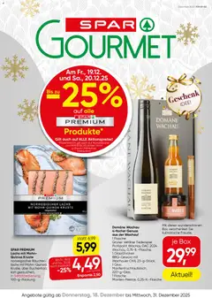 SPAR Gourmet Flugblatt - Burgenland ab 18.12.2025 gültig