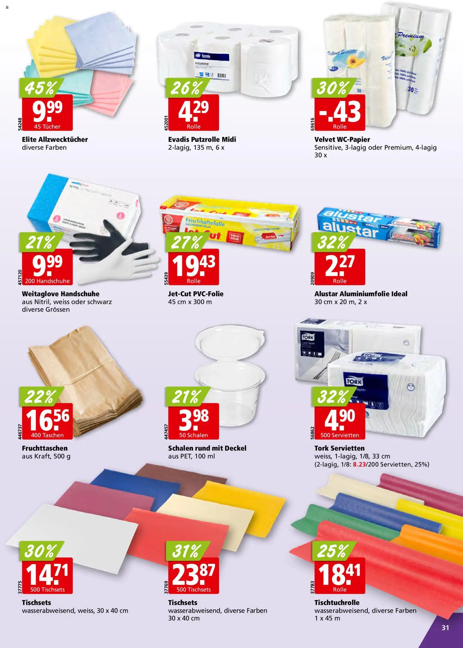 Aligro aktionen – gültig ab 16.03.2026 | Seite: 31 | Produkte: Handschuhe