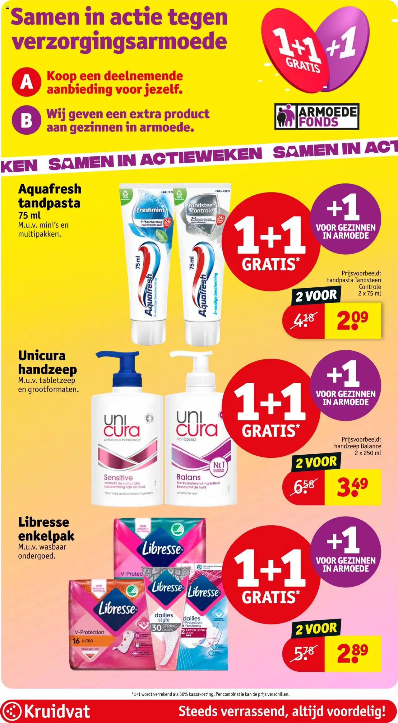  | Pagina: 35 | Producten: Tandpasta, Kan, Handzeep, Pads