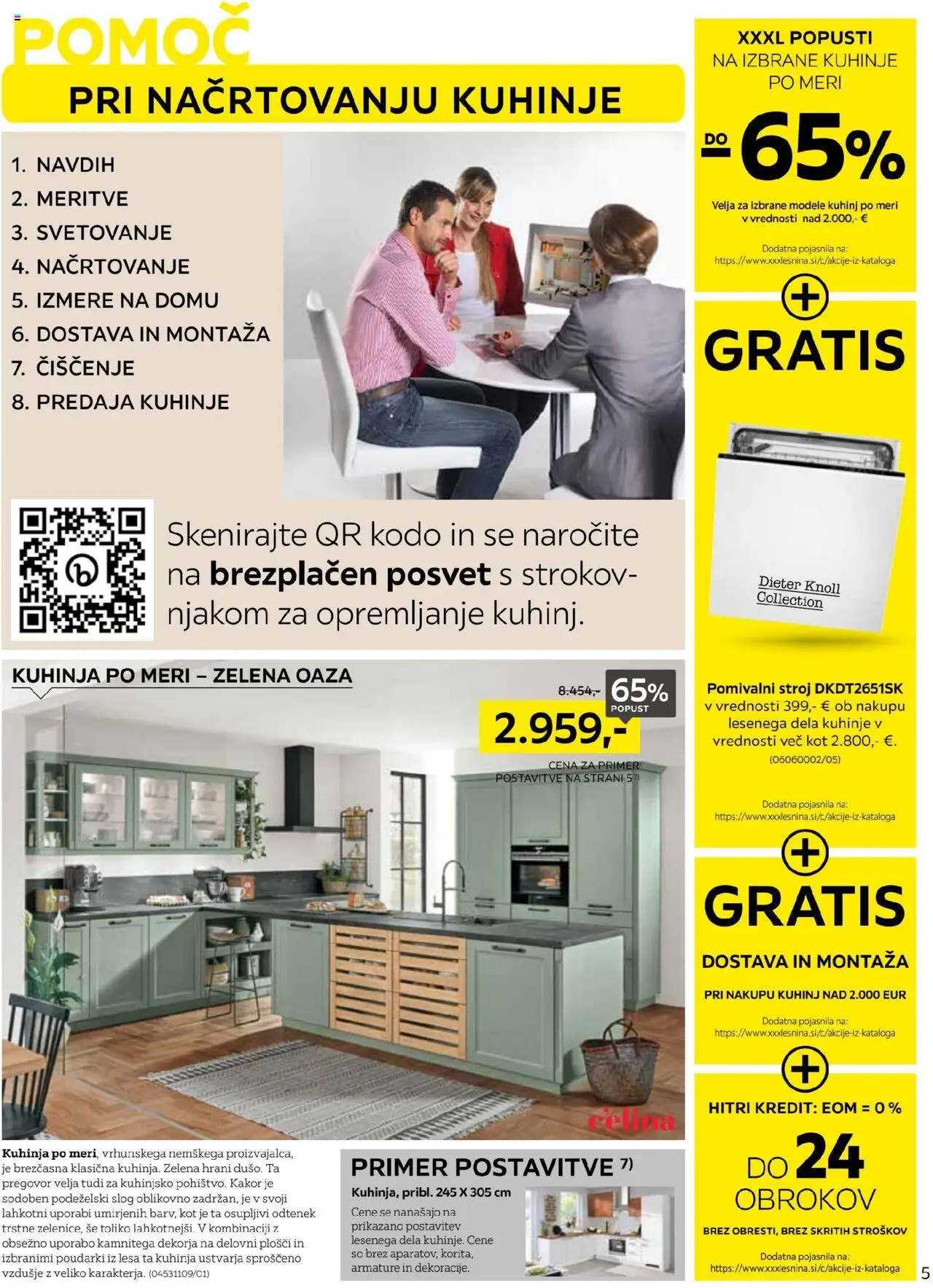 XXXL Lesnina katalog popolna kuhinja │ velja od 19.08.2025 | Stran: 5 | Izdelki: Pomivalni stroj, Kuhinja, Zelena