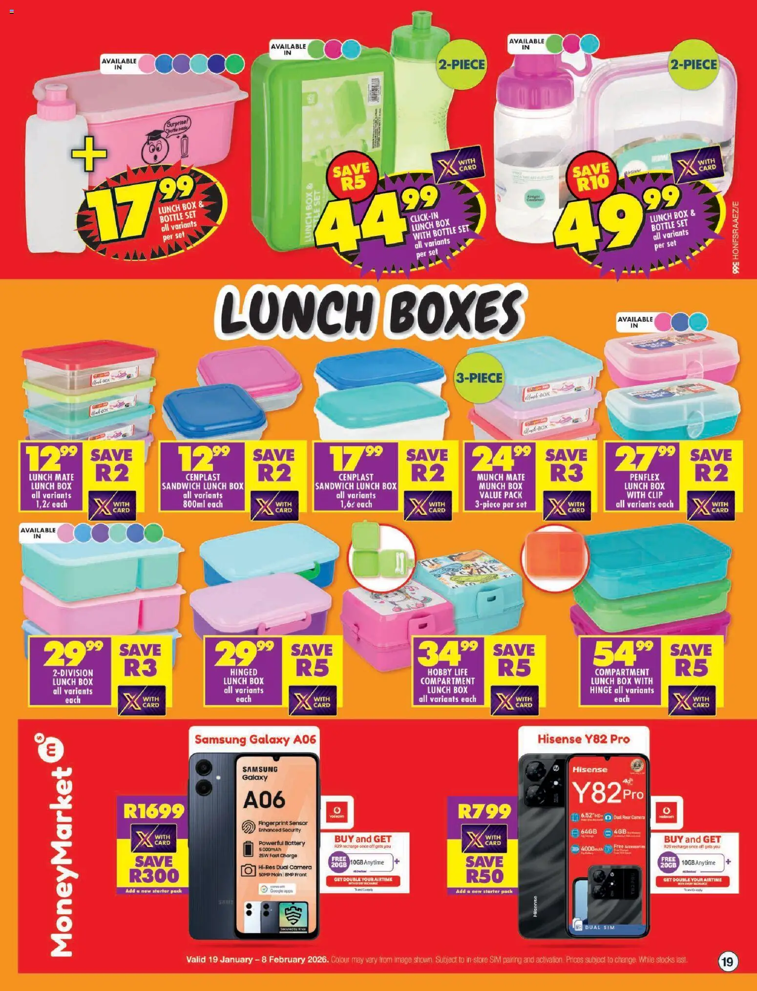 New Shoprite catalogue – valid from 29.12.2025 | Page: 19 | Products: Sim, Camera, Box, Battery