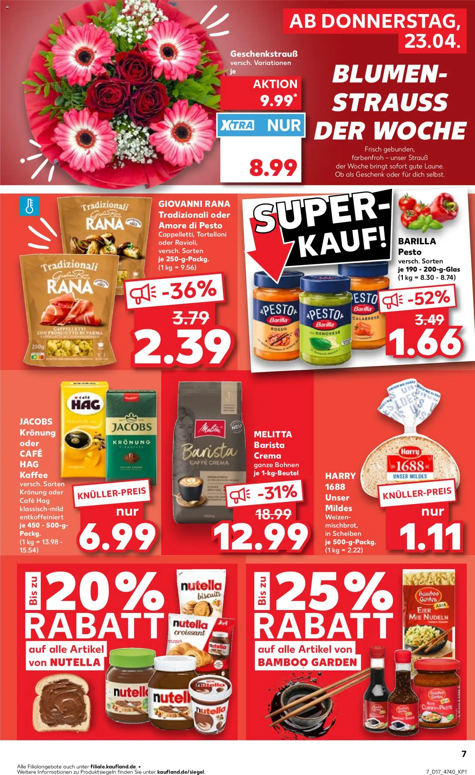 Kaufland Prospekt Hannover	 – gültig ab 23.04.2026 | Seite: 7 | Produkte: Eier, Barilla, Croissant, Nudeln