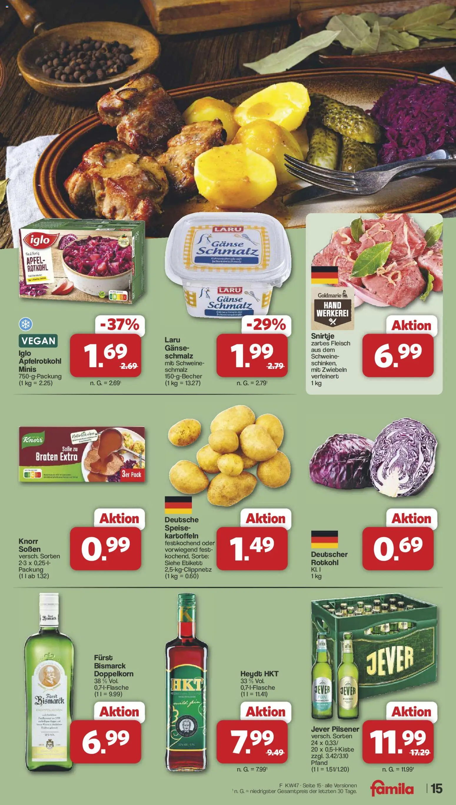 Famila Nordwest - Black Friday – gültig ab 17.11.2025 | Seite: 14 | Produkte: Knorr, Soße, Jever, Fleisch