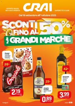 Anteprima del volantino CRAI Venezia catalogo valido a partire dal 18.09.2025