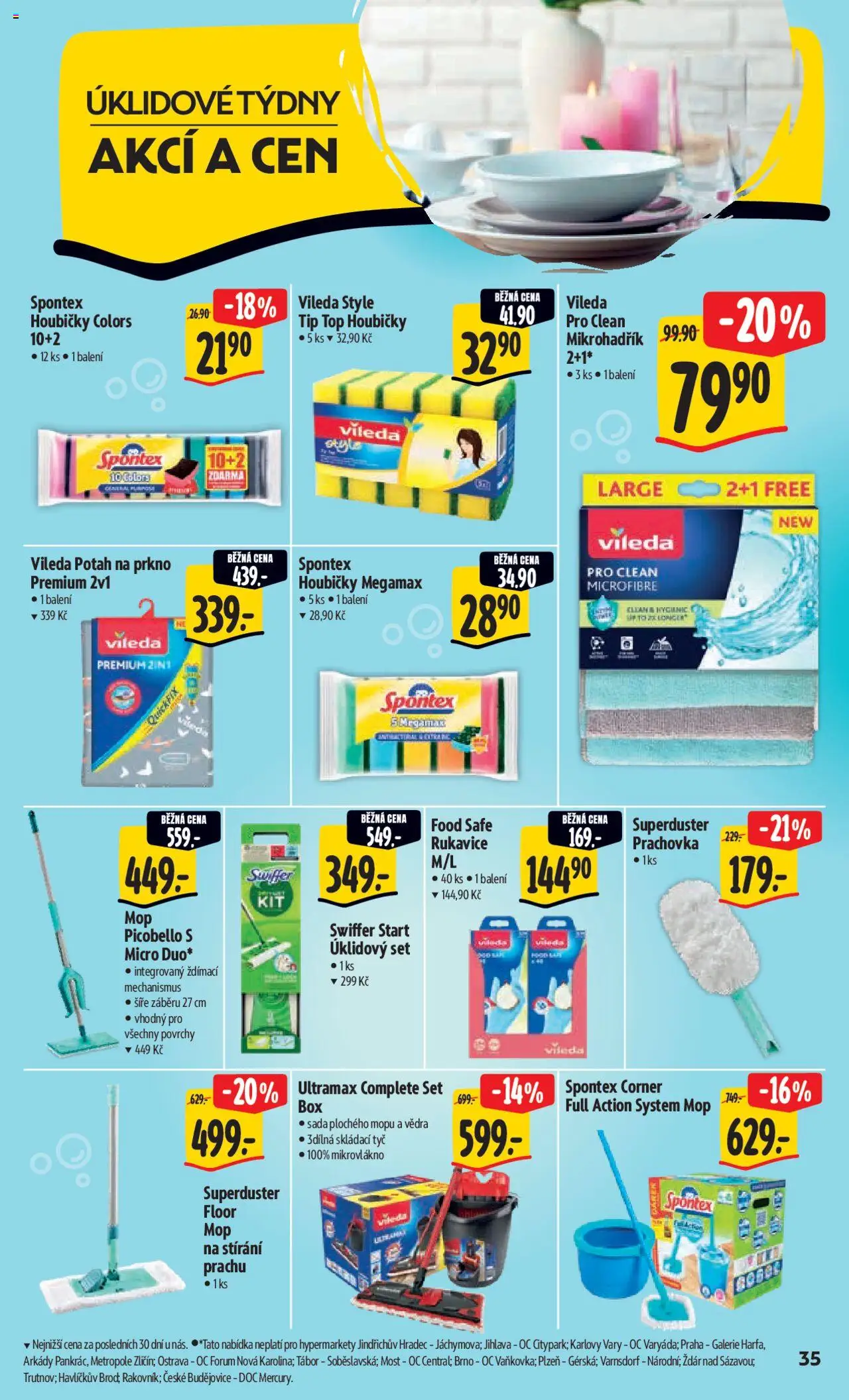 Albert leták - Hypermarket od 08.10.2025 | Strana: 44 | Produkty: Mošt, Rukavice, Swiffer, Mop