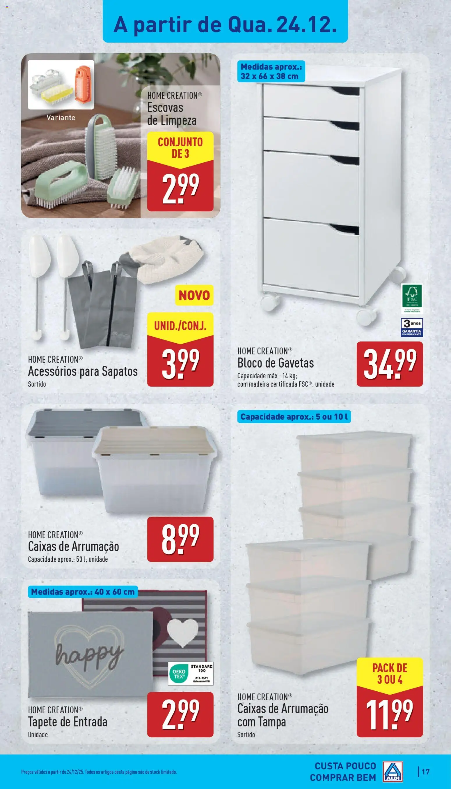 Aldi folheto │ válido de 22.12.2025 | Página: 17 | Produtos: Sapatos, Tapete