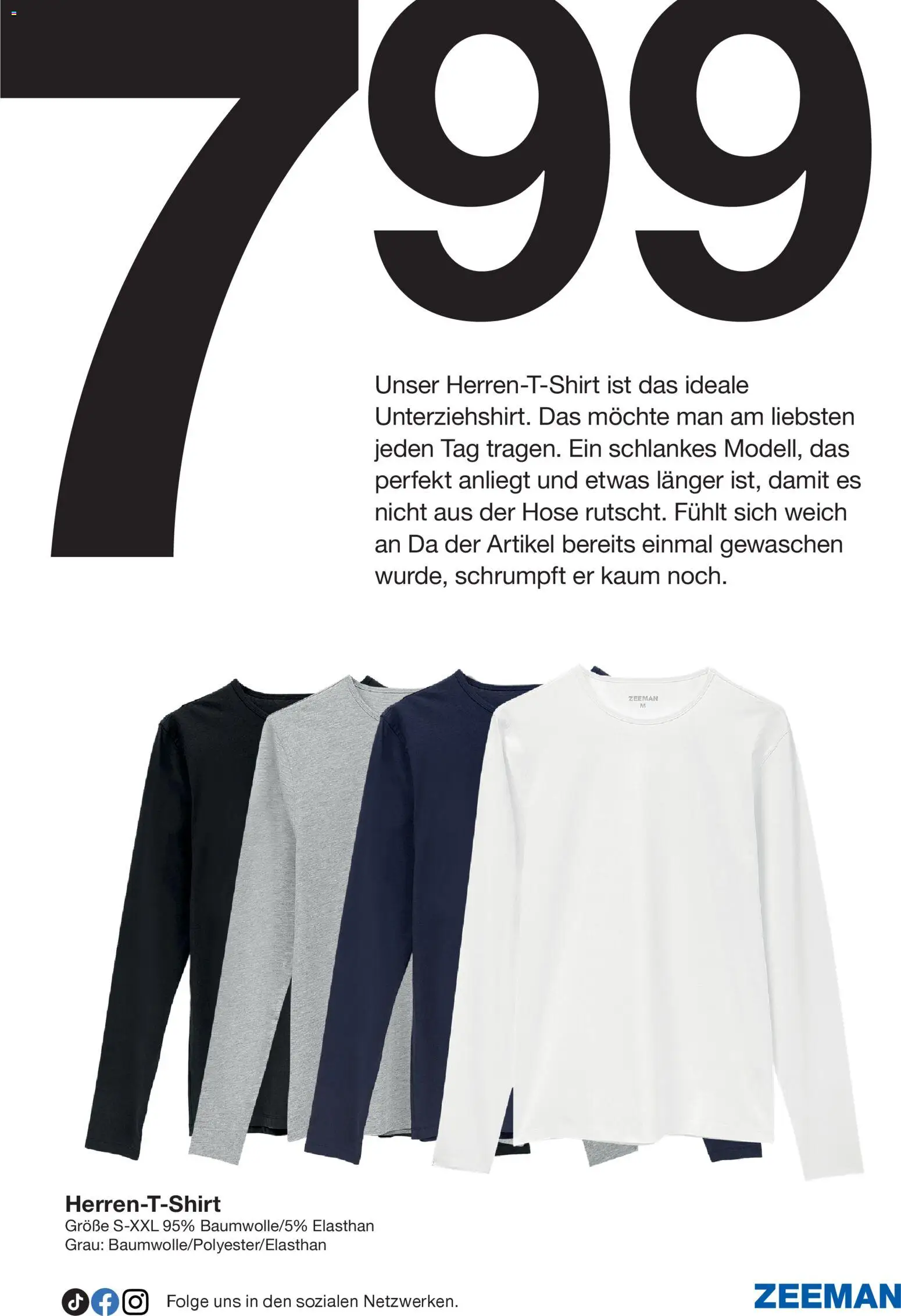 Zeeman Prospekt 	 – gültig ab 10.01.2026 | Seite: 25 | Produkte: Hose