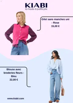Kiabi - Prévisualisation de Kiabi catalogue Hiver valide à partir de 07.01.2026 | Page: 3 | Produits: Gilet, Blouse
