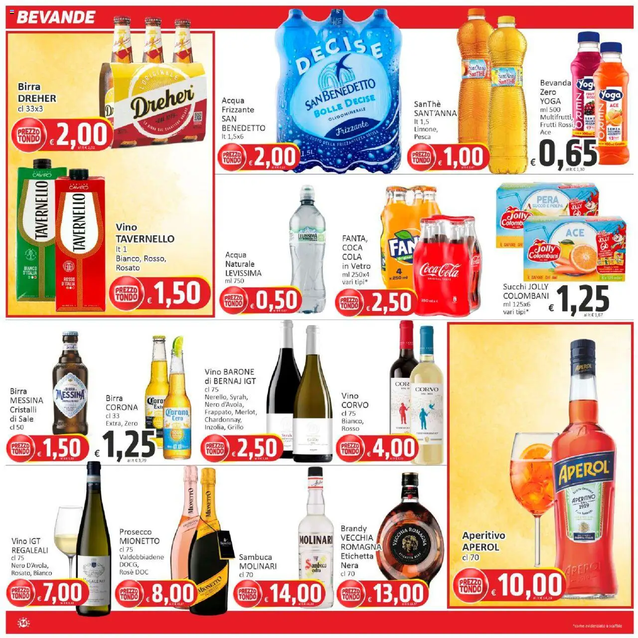 Volantino Paghi Poco del 29.09.2025 | Pagina: 14 | Prodotti: Birra, Pesca, Scaffale, Aperitivo