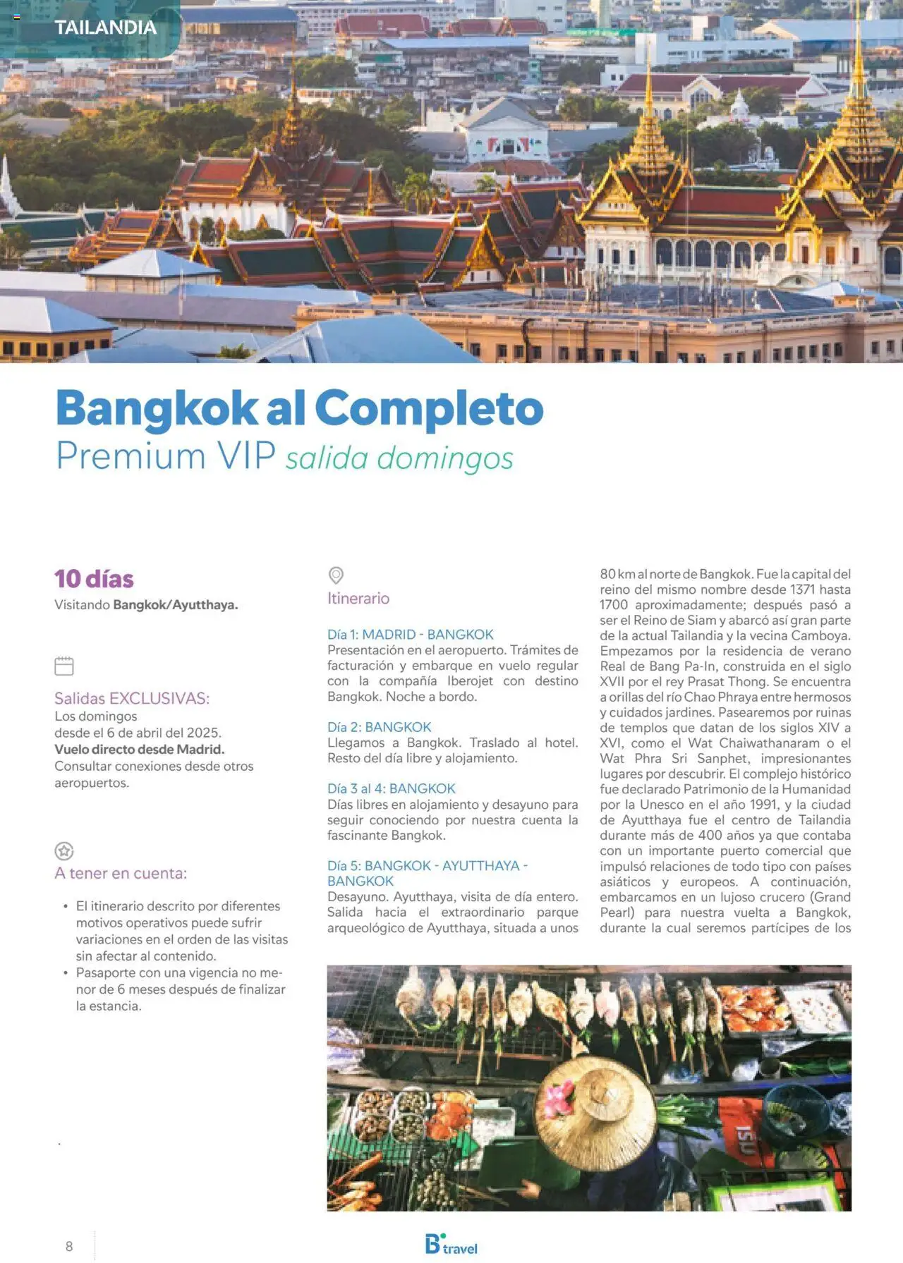 B the travel brand Asia 2025 │ válido desde el 15.11.2024 | Página: 8