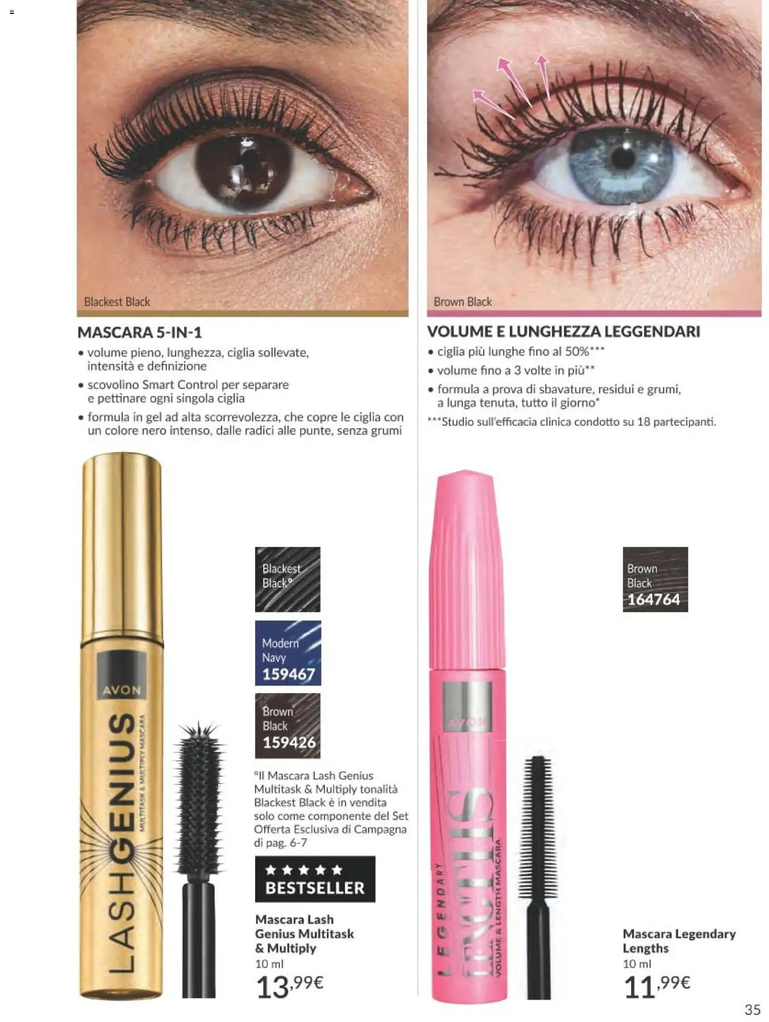 Volantino Avon del 31.12.2025 | Pagina: 35 | Prodotti: Mascara