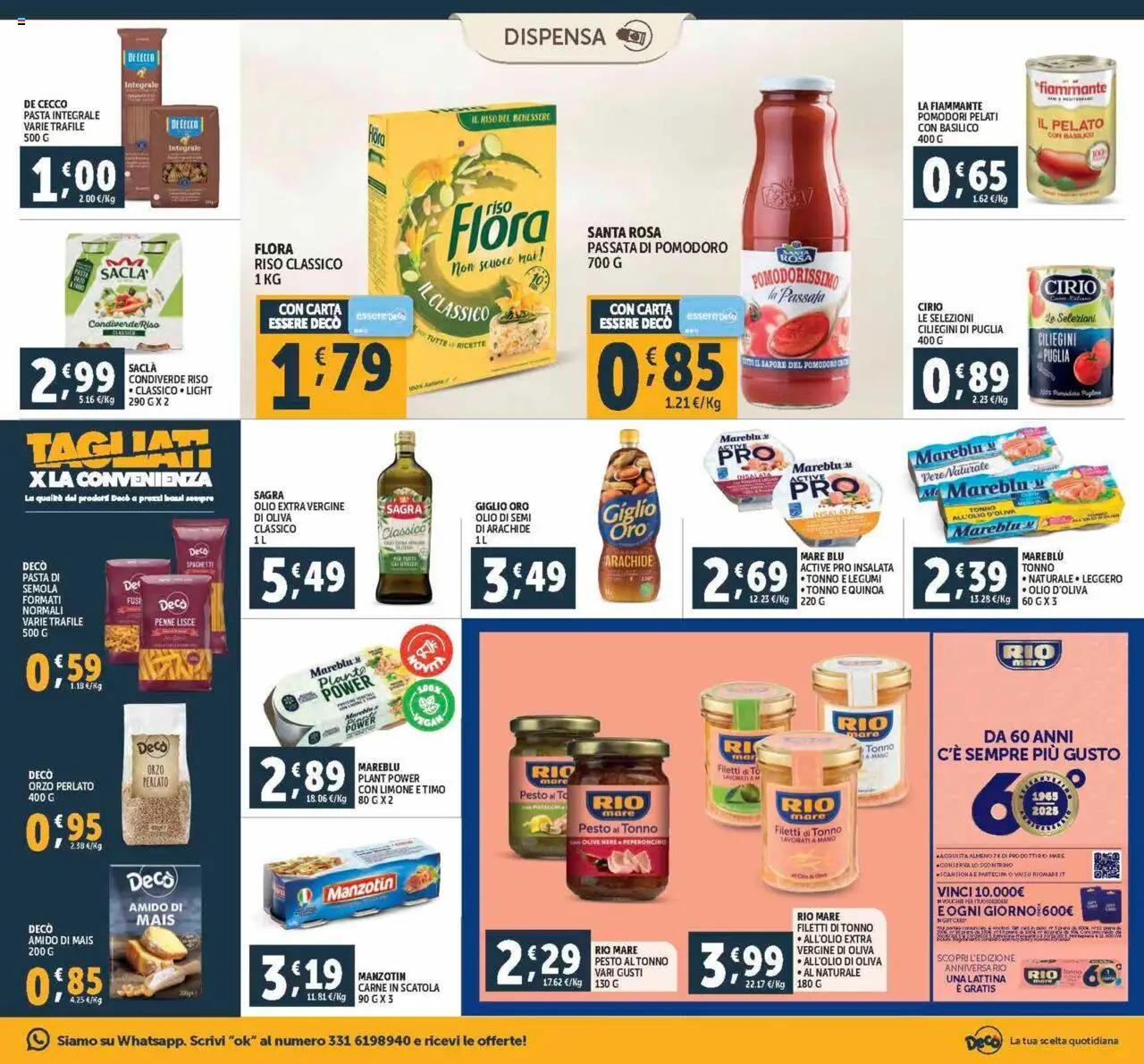 Volantino Decò del 21.08.2025 | Pagina: 13 | Prodotti: Insalata, Pomodoro, Pomodori, Pasta