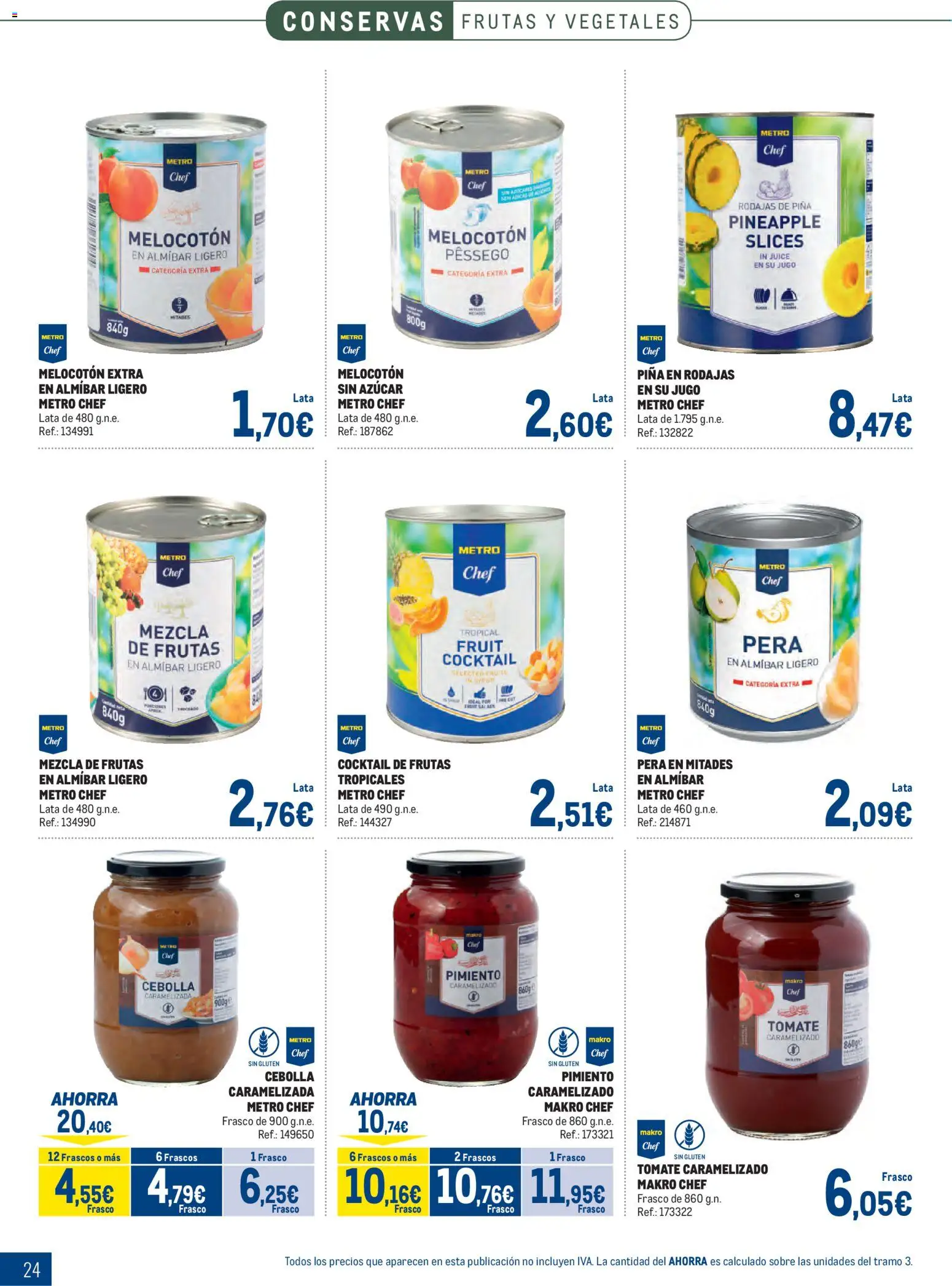 Makro - Especial Despensa Cataluña │ válido desde el 02.02.2026 | Página: 24 | Productos: Jugo, Piña, Κάδος απορρυμάτων, Παγωμένο τσάι