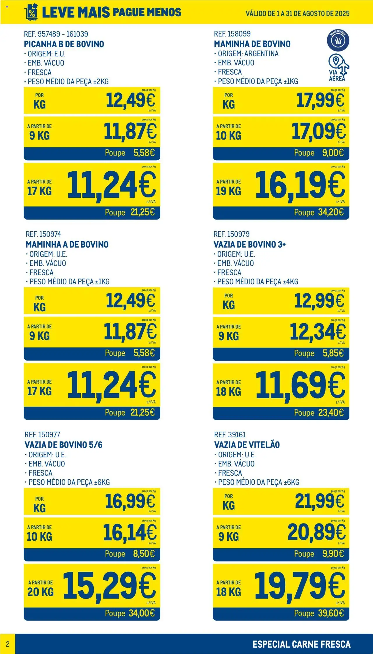 Makro - Especial Carne Fresca │ válido de 01.08.2025 | Página: 2 | Produtos: Carne