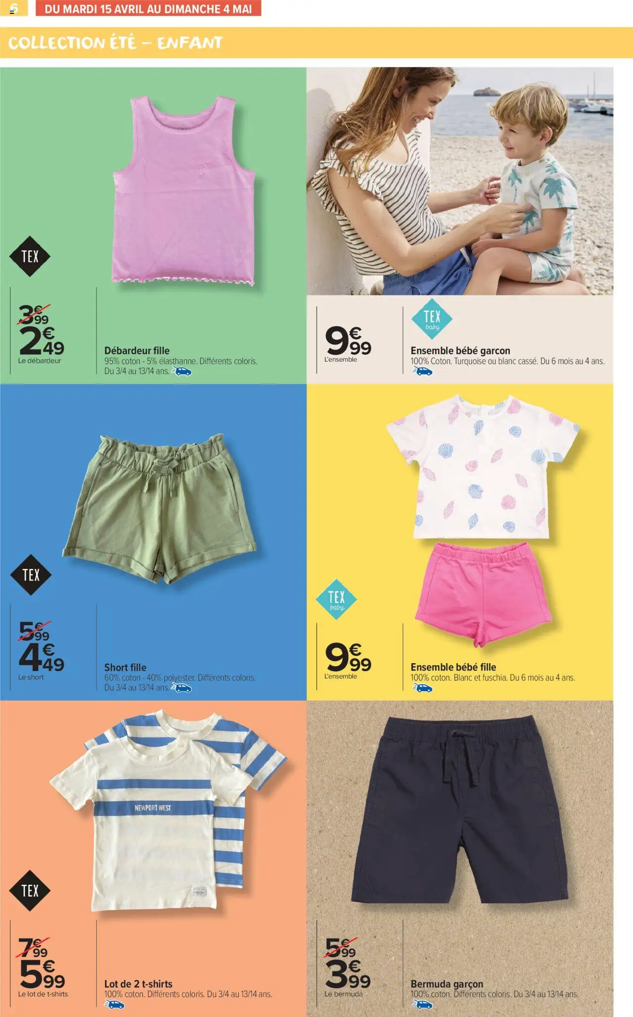  | Page: 6 | Produits: Bermuda, Coton, Débardeur