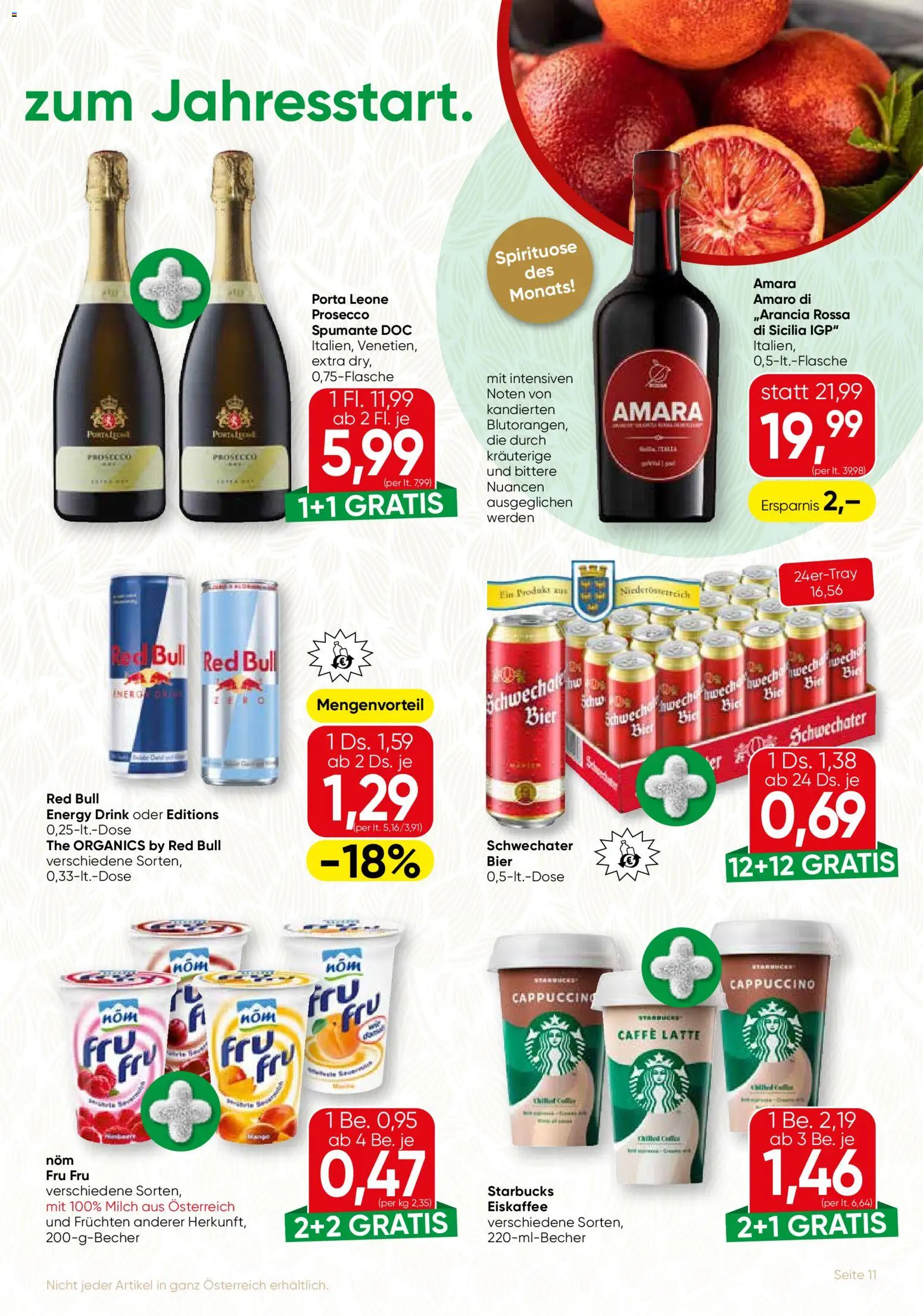 SPAR Gourmet Flugblatt gültig ab 15.01.2026 | Seite: 11 | Produkte: Milch, Bier
