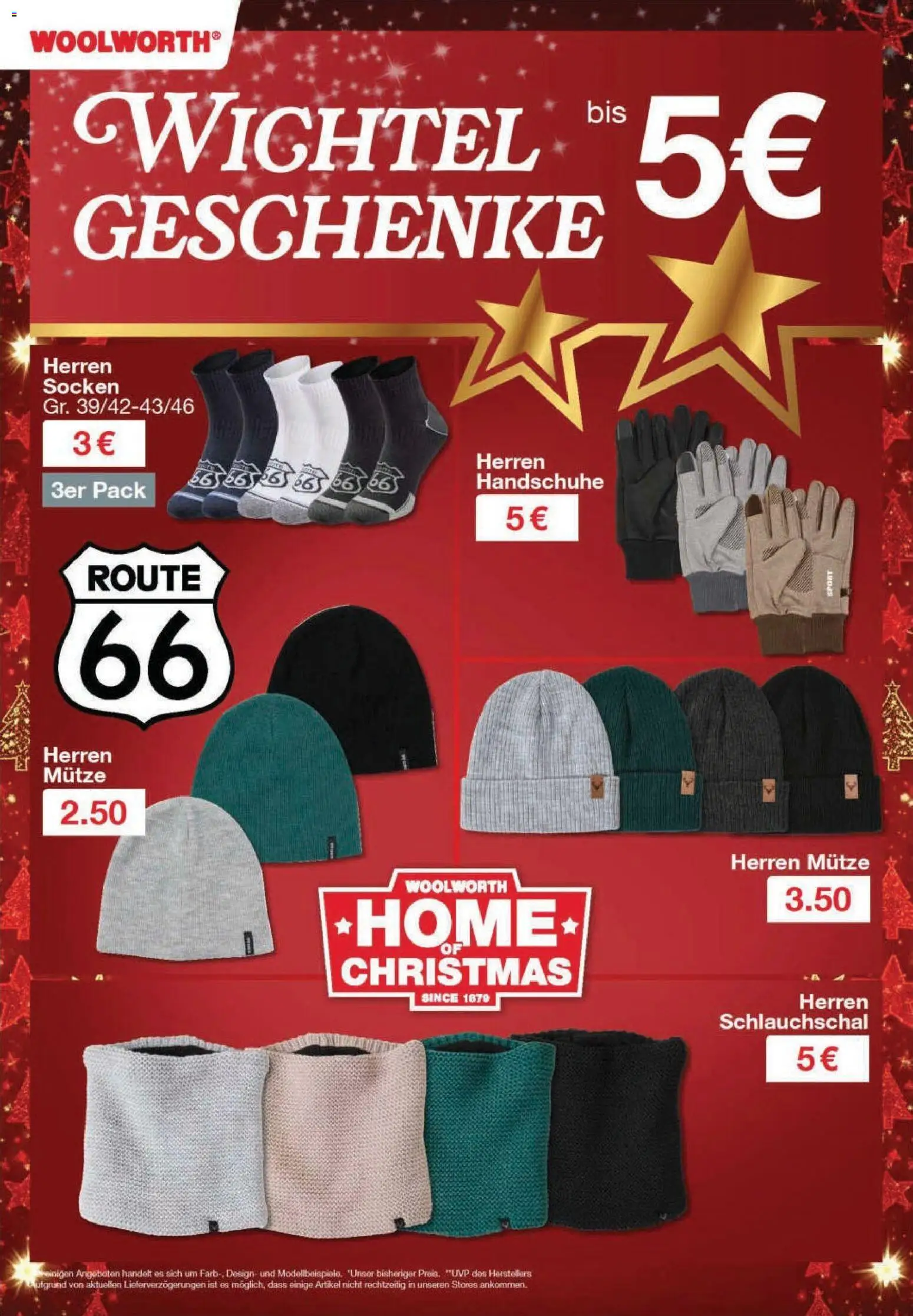Woolworth Prospekt 	 – gültig ab 17.12.2025 | Seite: 24 | Produkte: Socken, Handschuhe