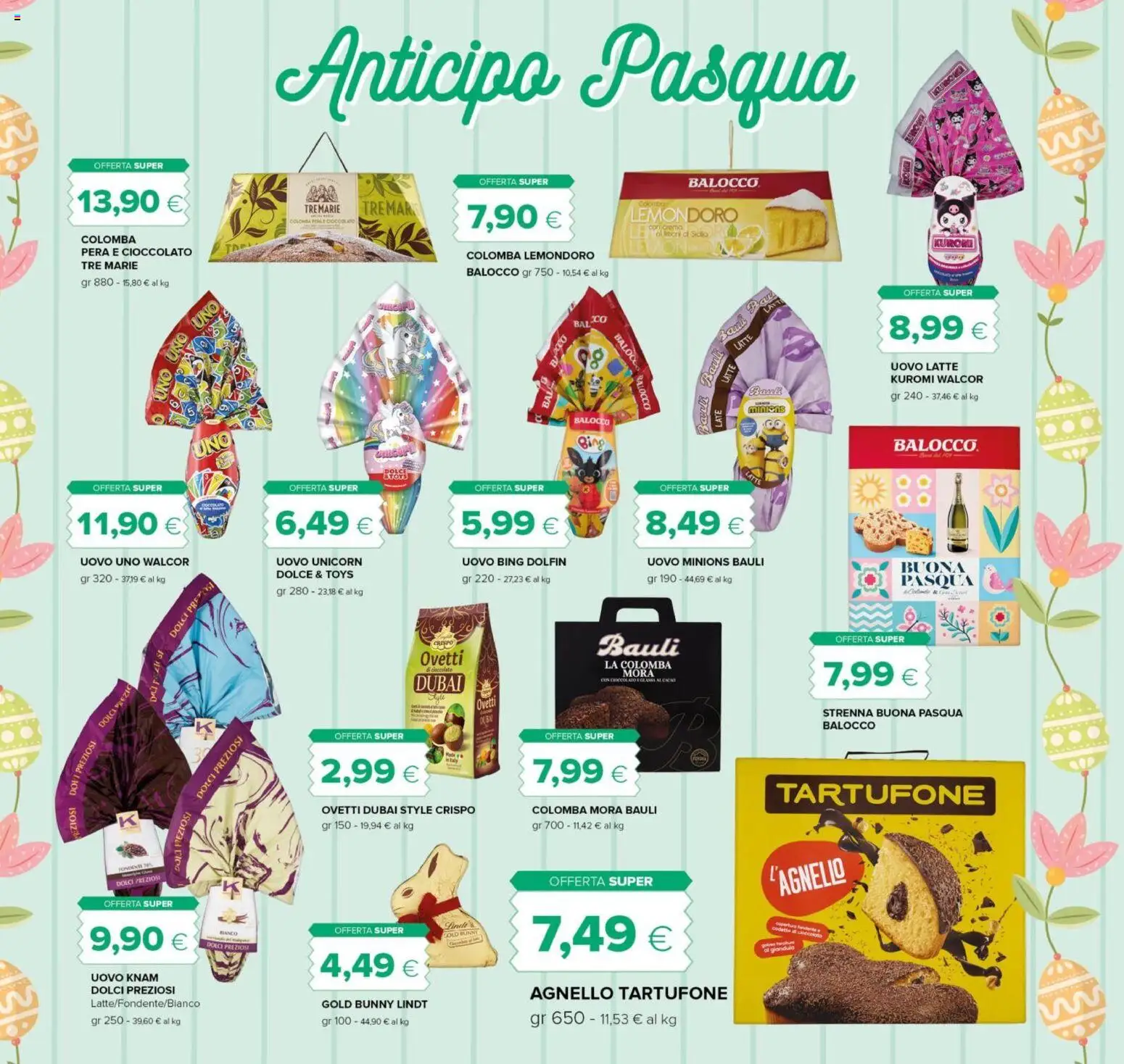Volantino Tigre del 12.03.2026 | Pagina: 11 | Prodotti: Cioccolato, Latte, Pera, Agnello