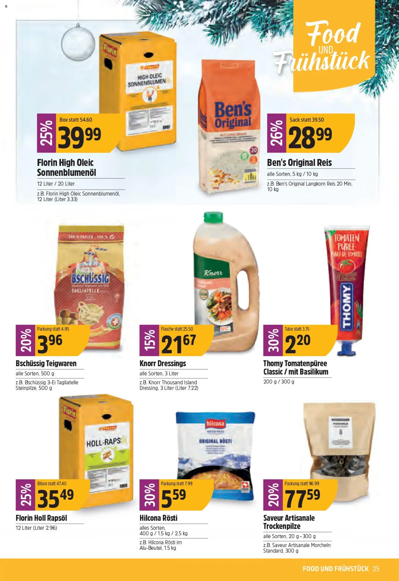 TopCC - Black Friday – gültig ab 01.12.2025 | Seite: 25 | Produkte: Tomatenpüree, Teigwaren, Tomaten, Reis