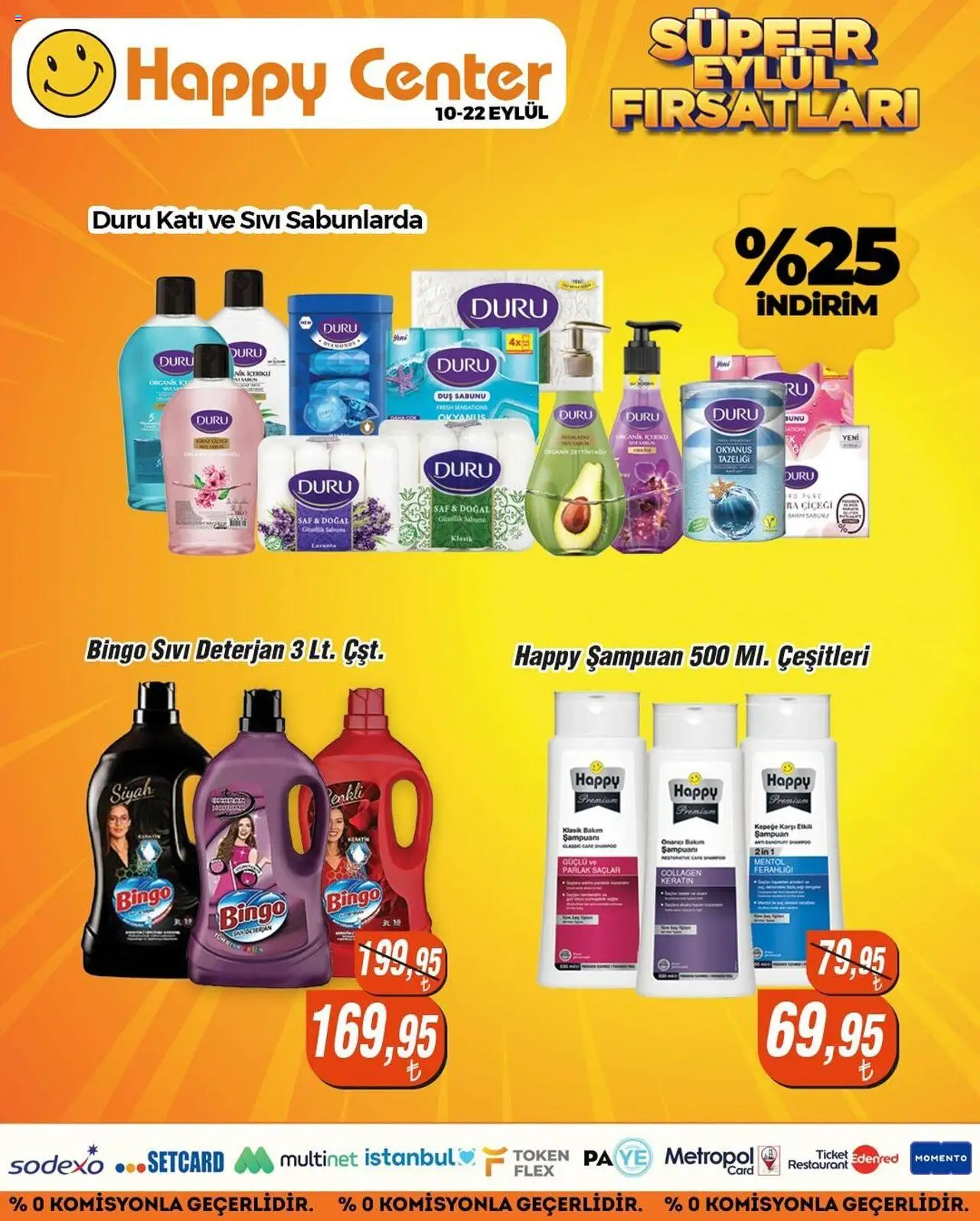 Happy Center Katalog - 10.09.2025 tarihinden itibaren geçerlidir | Sayfa: 18 | Ürünler: Duş, Şampuan, Deterjan