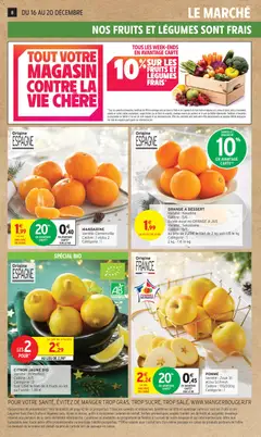 Intermarché - Prévisualisation de ORANGE A DESSERT, Variété: Naveline Calibre: 5/6 Existe aussi en ORANGE A JUS Variété: Salustiana Calibre: 6/7 Catégorie : 1 valide à partir de 16.12.2025 | Page: 8