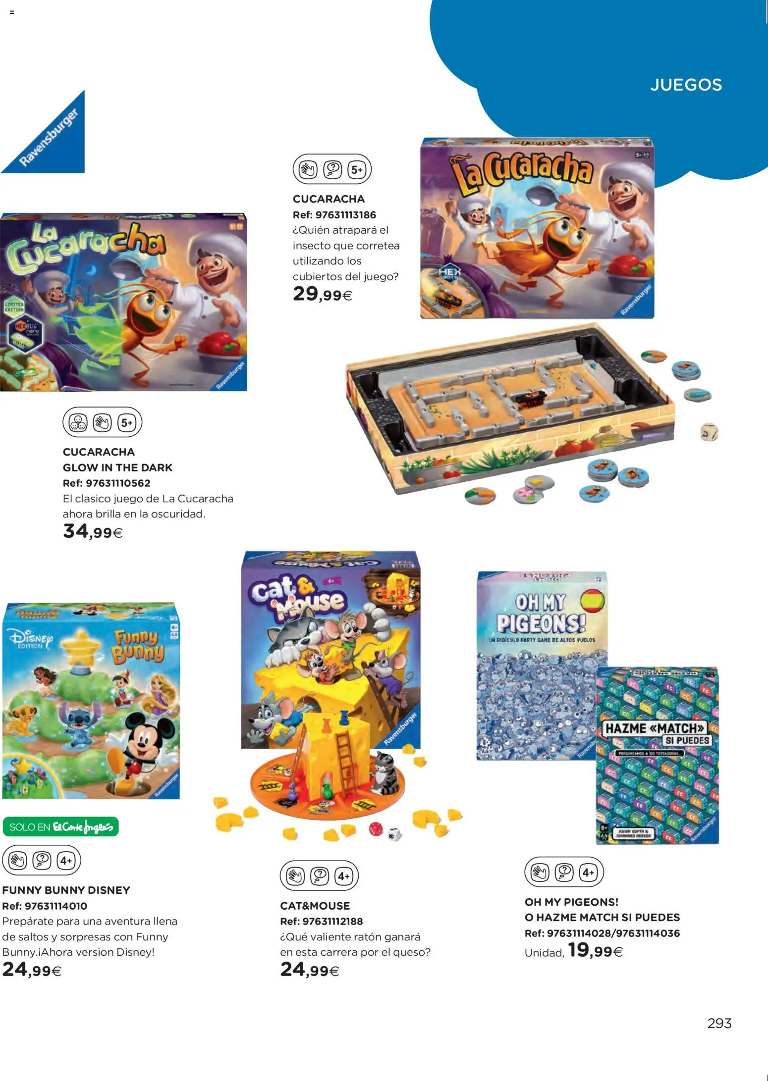 El Corte Inglés ofertas │ válido desde el 27.10.2025 | Página: 293 | Productos: Queso, Mouse