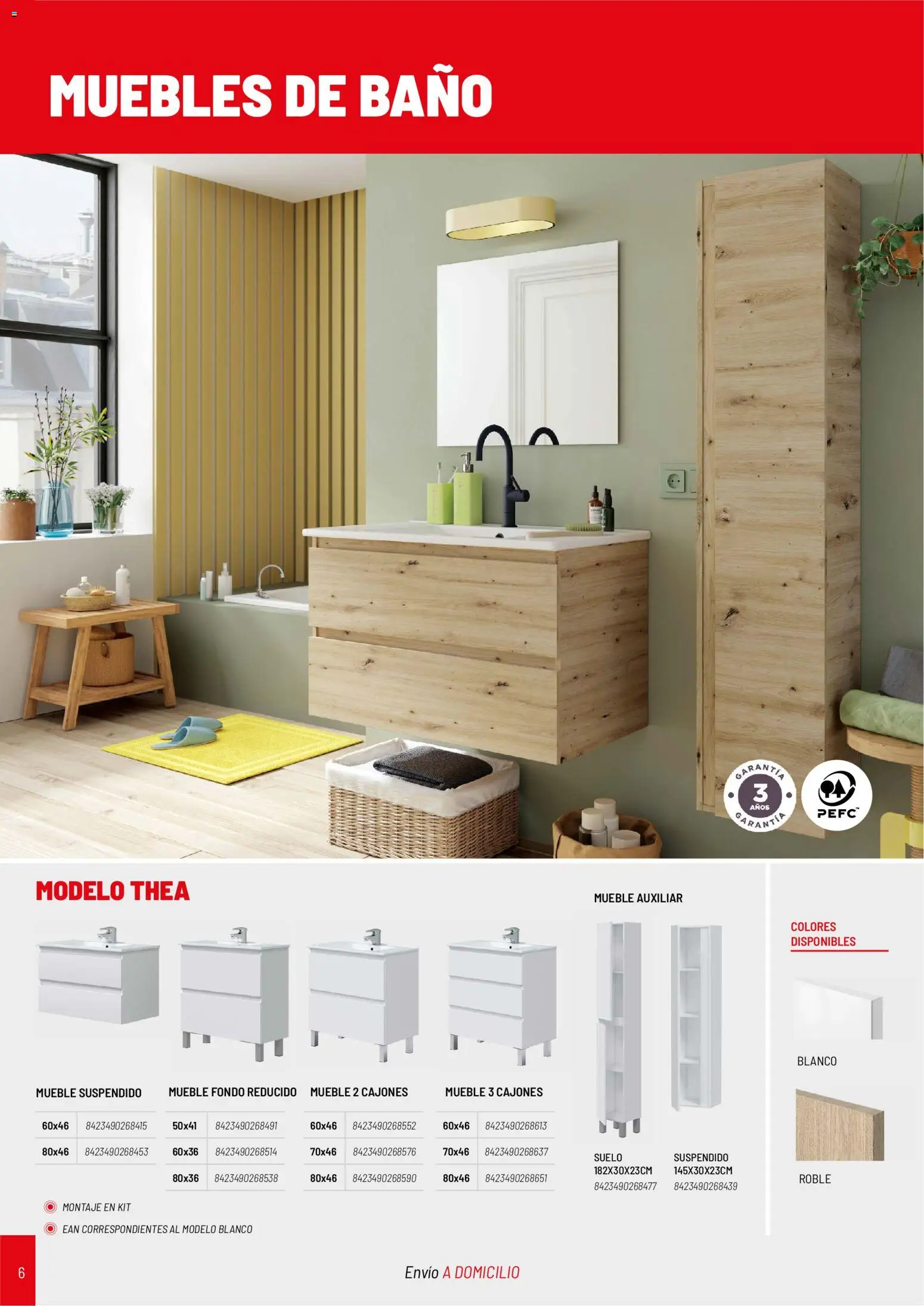 Brico Depôt Baños │ válido desde el 02.01.2026 | Página: 6 | Productos: Muebles, Baño