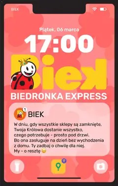 Pogląd oferty "Biedronka gazetka - Biek Exspress" - ważna od 06.03.2026