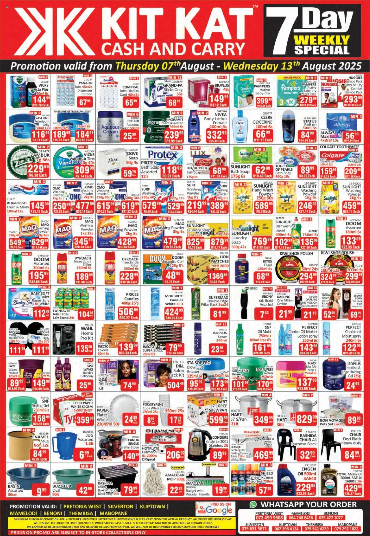 KIT KAT Cash & Carry Specials │ valid from 07.08.2025 | Page: 2 | Products: Utility, Kettle, Oil, Pen