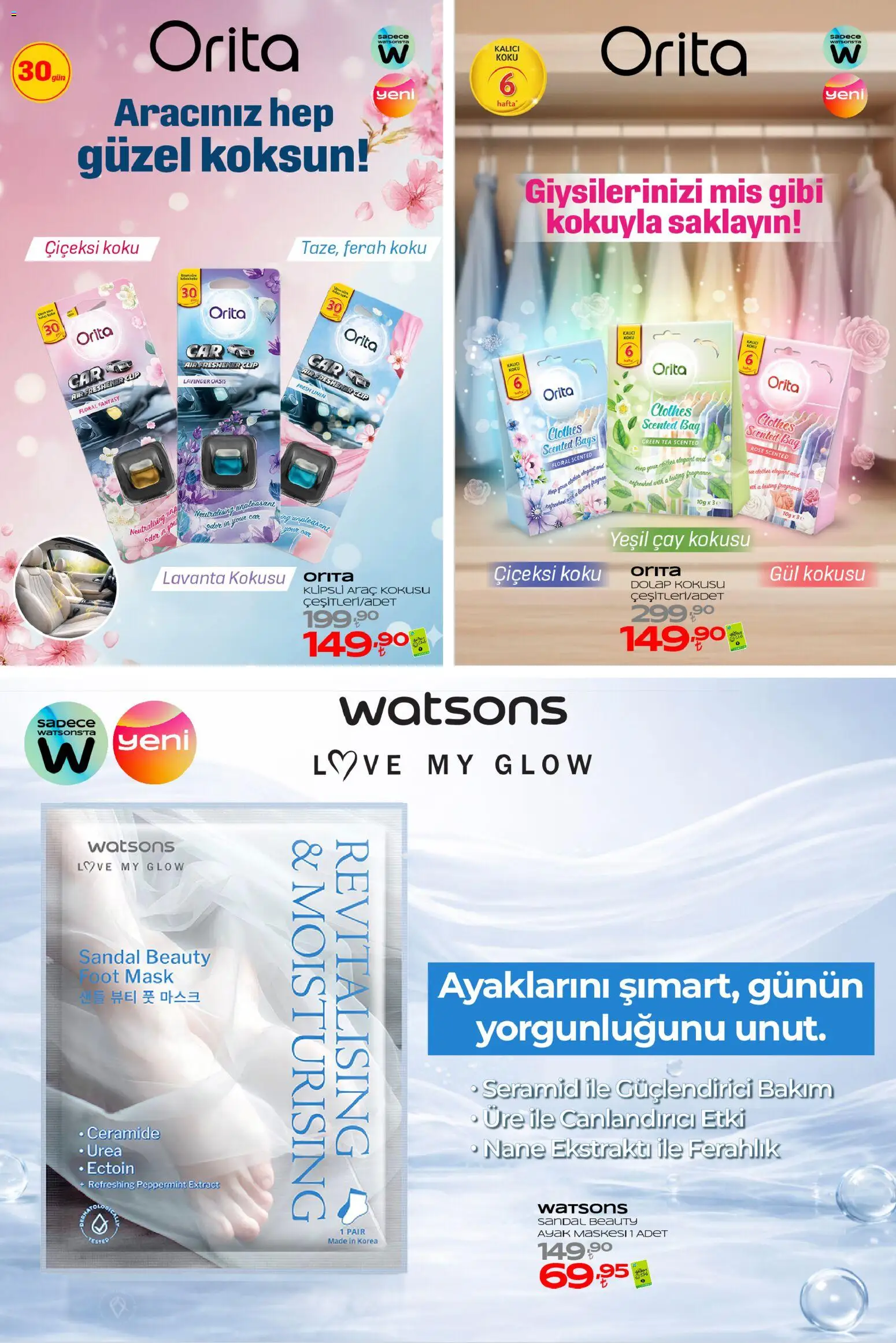 Watsons aktüel ürünler kataloğu yayımlandı! Bu hafta 02 - 28 Ocak 2026 günü Watsons indirimli ürünleri
